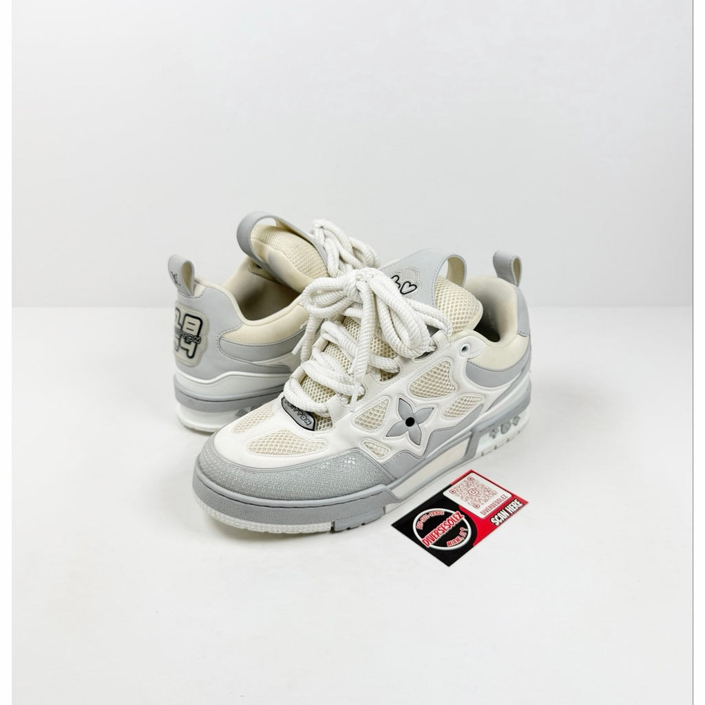 Size 7UK/8US - Louis Vuitton Skate White Grey