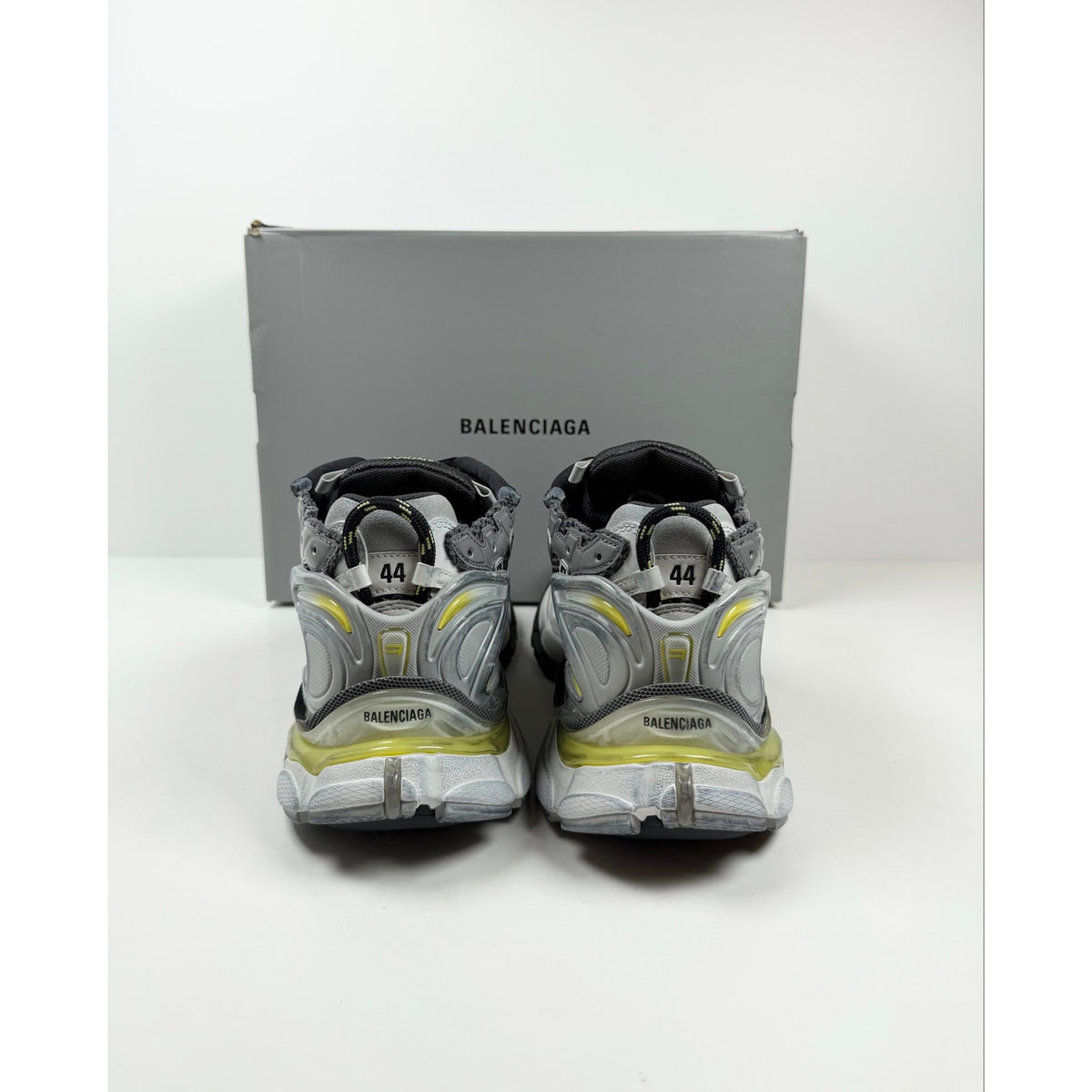 Size 44EU/11US - Balenciaga Runner Grey Yellow NEW