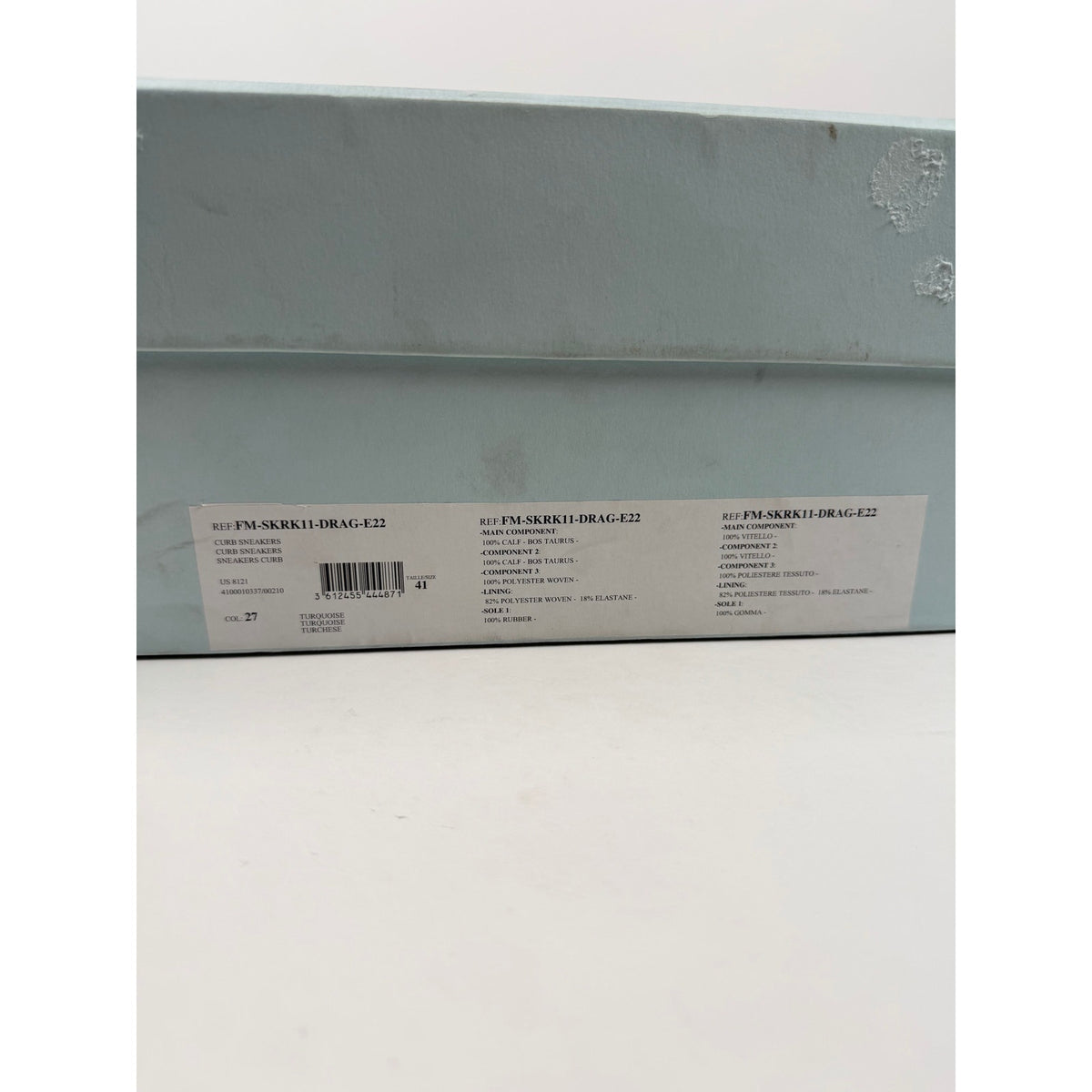Size 41EU/8US - Lanvin Curb Turquoise