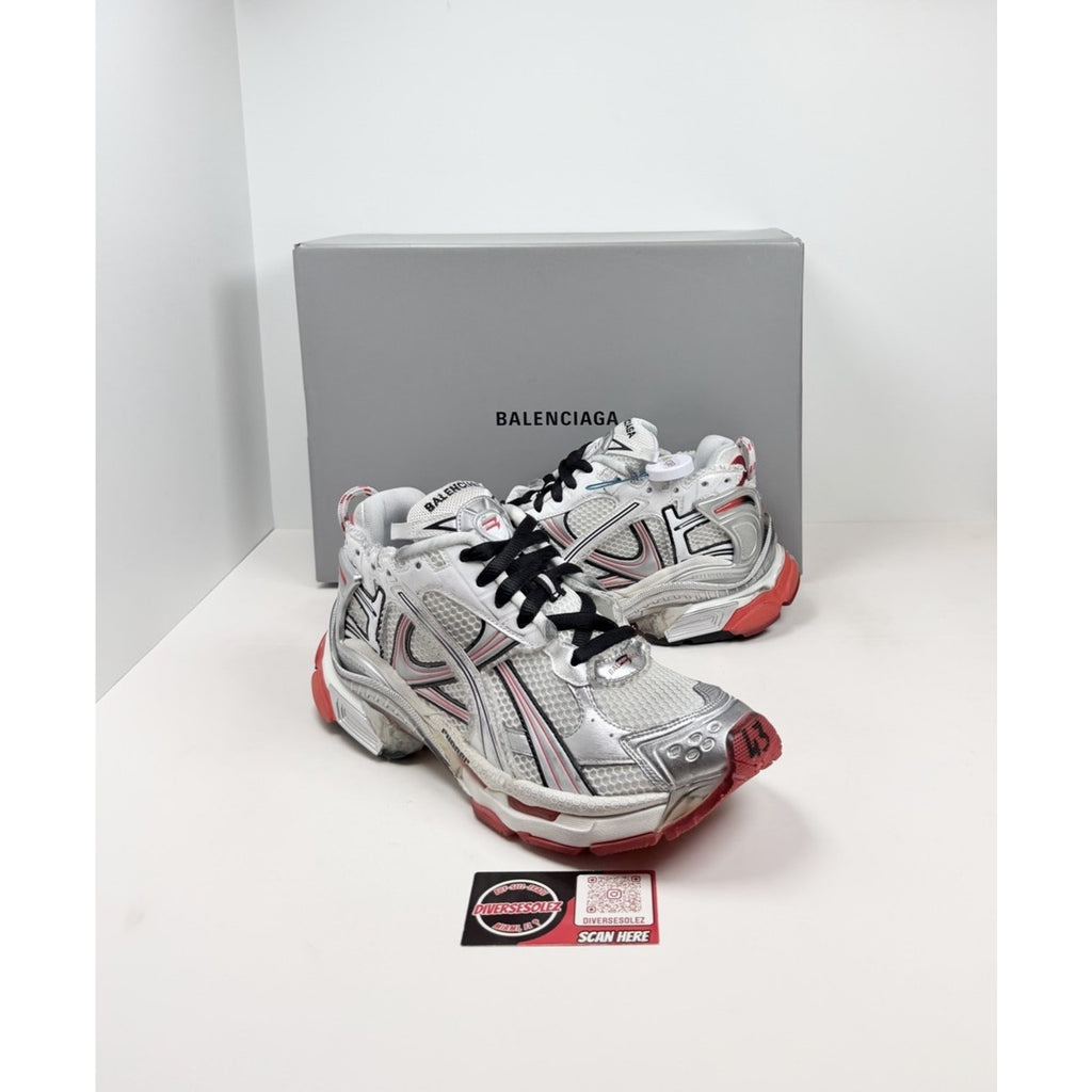Size 43EU/10US - Balenciaga Runner White Red Black NEW