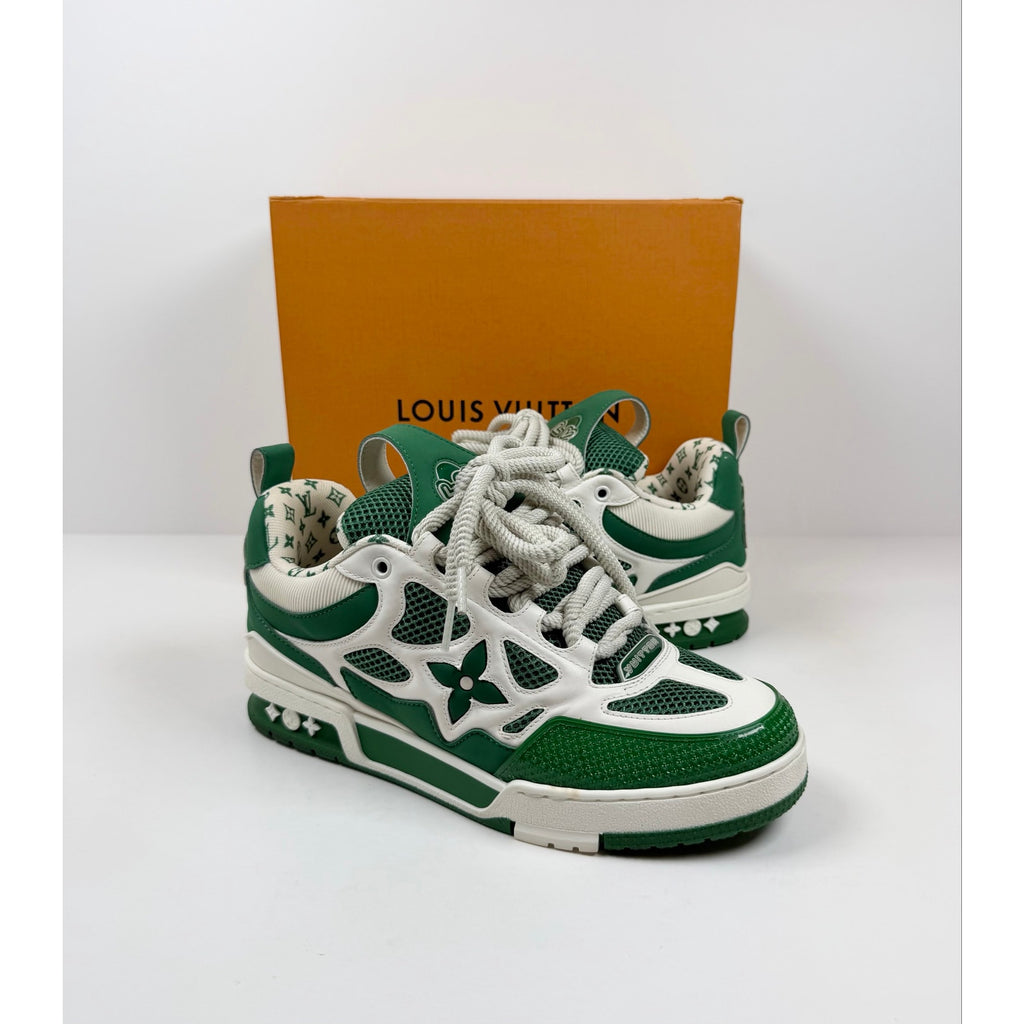 Size 7.5UK/8.5US - Louis Vuitton Skate White Green