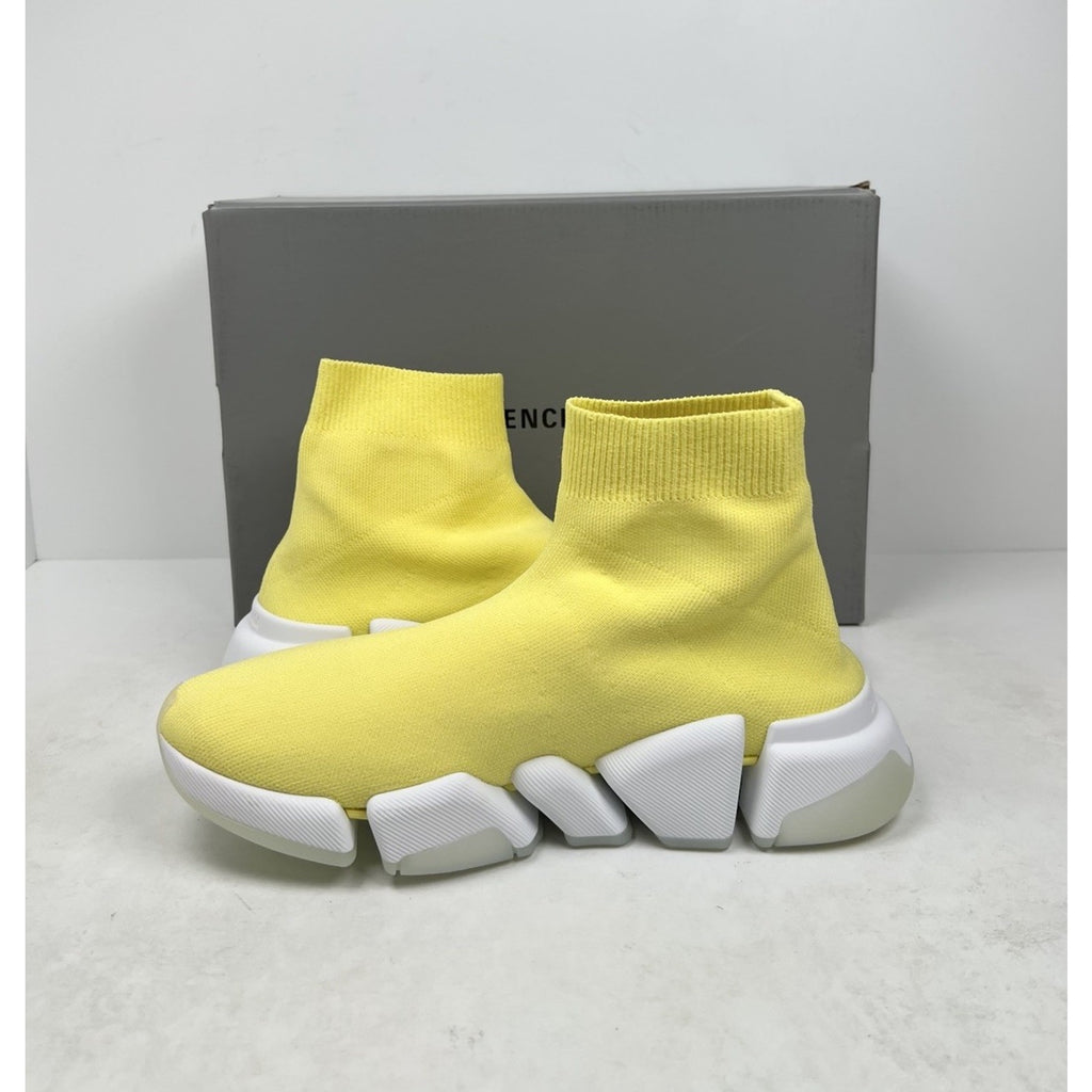 Size 38EU/8W - Balenciaga 2.0 Recycled Yellow Speed NEW
