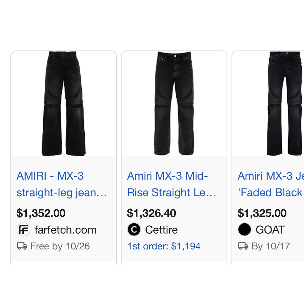 Size 32 - Amiri MX-3 straight-leg jeans