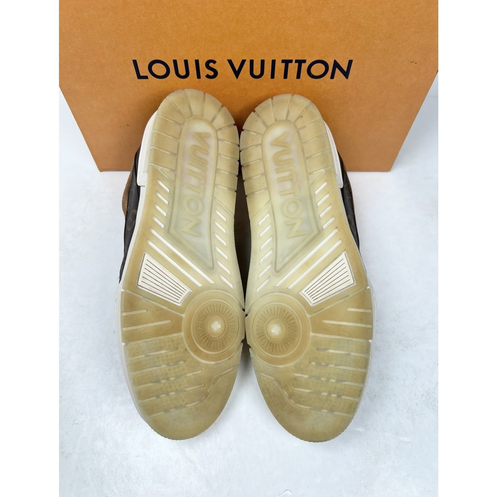 Size 8.5LV/9.5US - Louis Vuitton Brown Suede Monogram