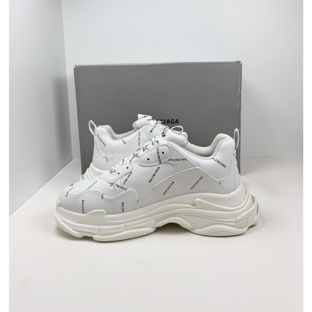 Size 47EU/14US - Balenciaga Triple S Allover Logo Sneakers🤍 New/Retail $1.2K!