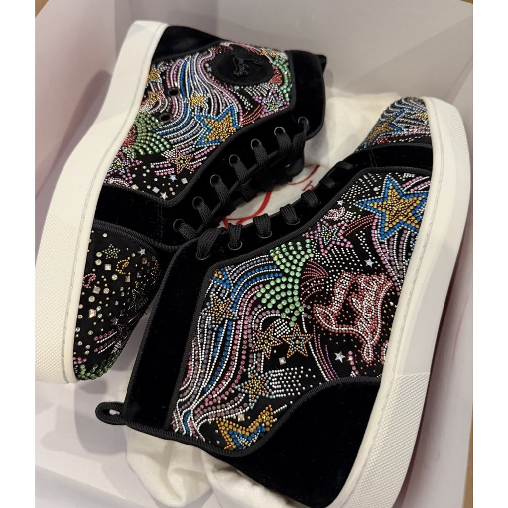 Size 8US - Christian Louboutin Crystal Strass NEW/Retail $3,695!
