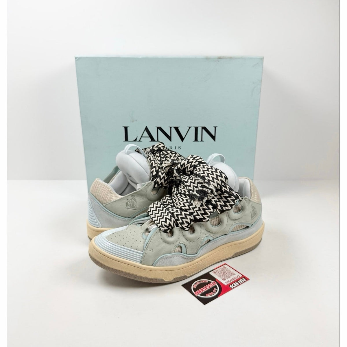 Size 43EU/10US - Lanvin Curb Sneaker Pale Blue