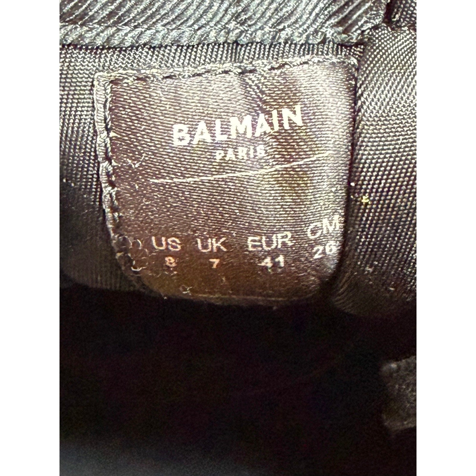 Size 8 - Balmain Racer Low Top Sneakers