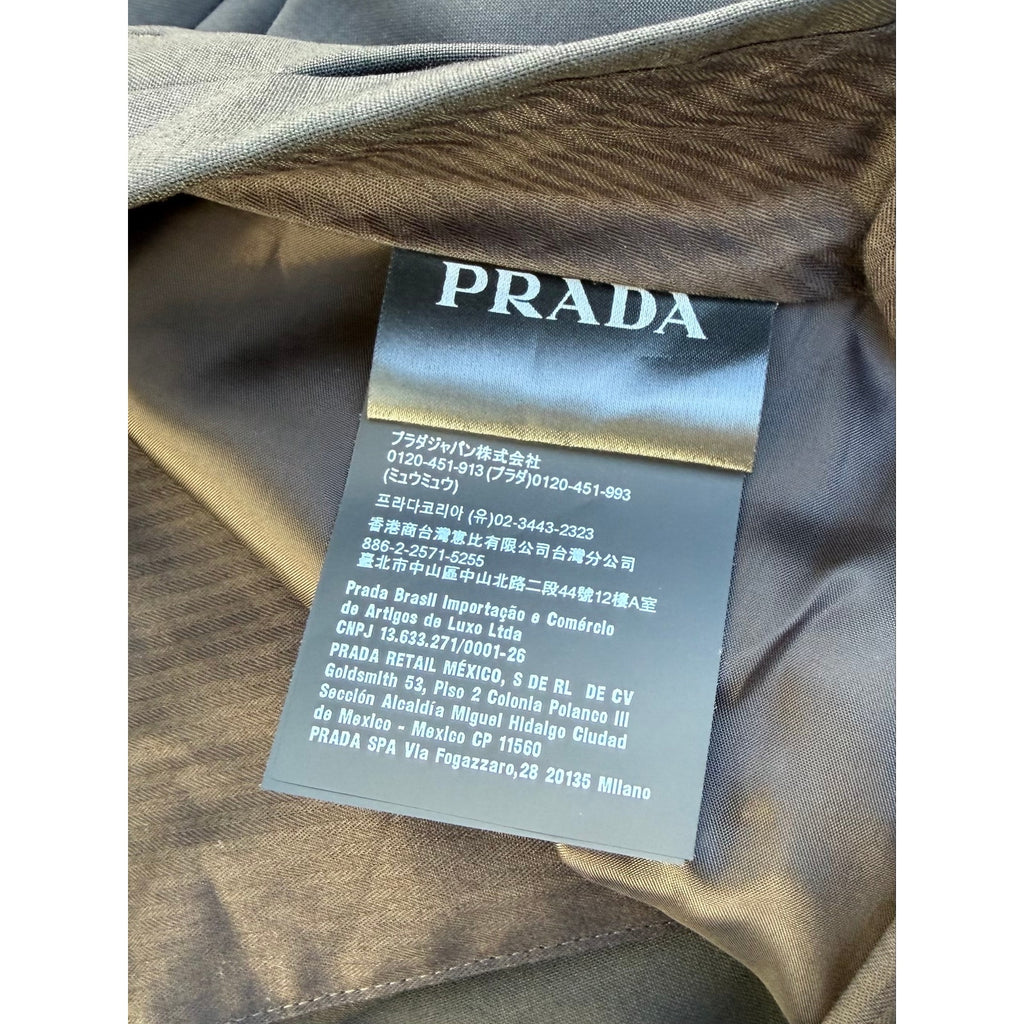 Prada Dress Pants Size 52 / US 36 Black NEW