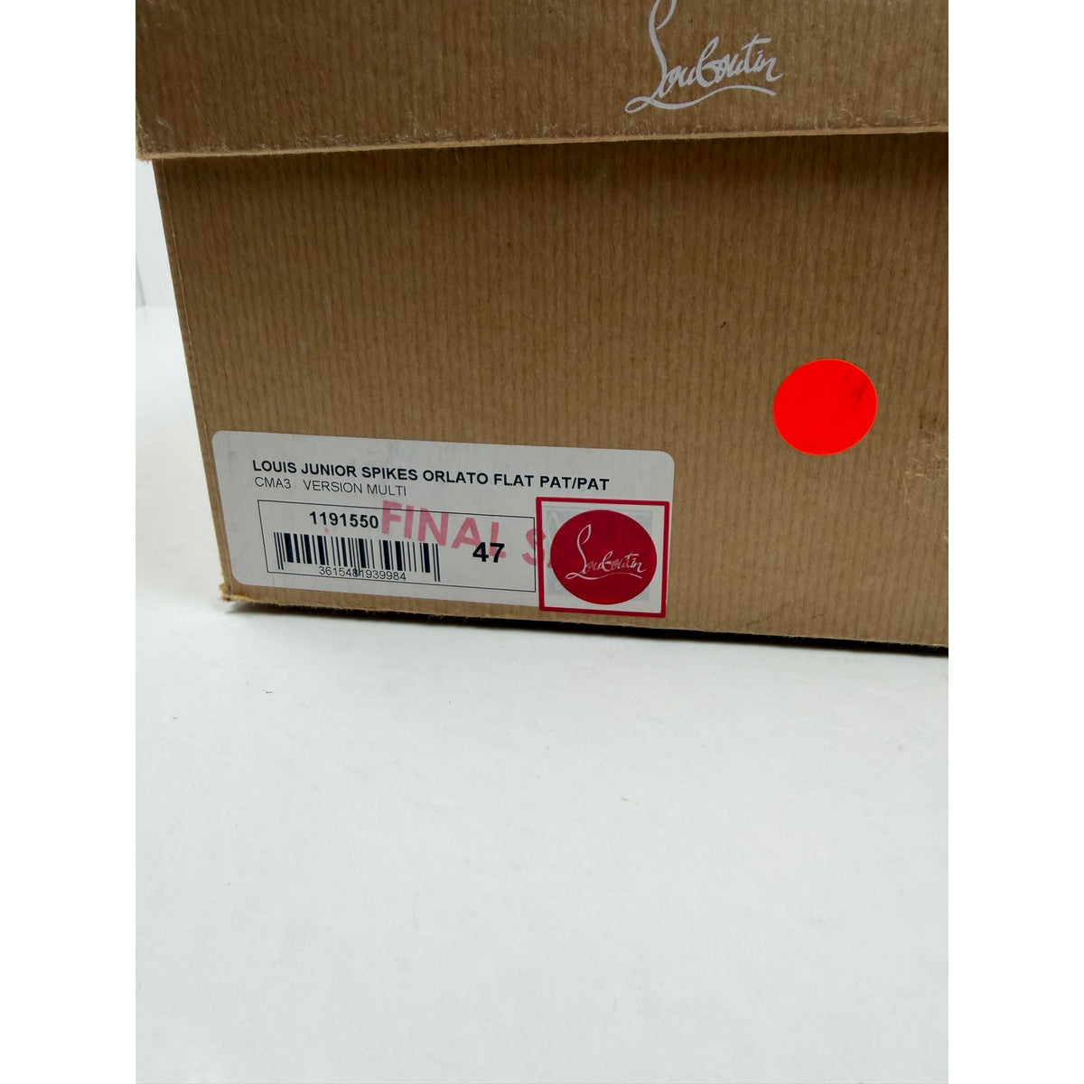 Size 47EU/14US - Christian Louboutin Spike Low Top