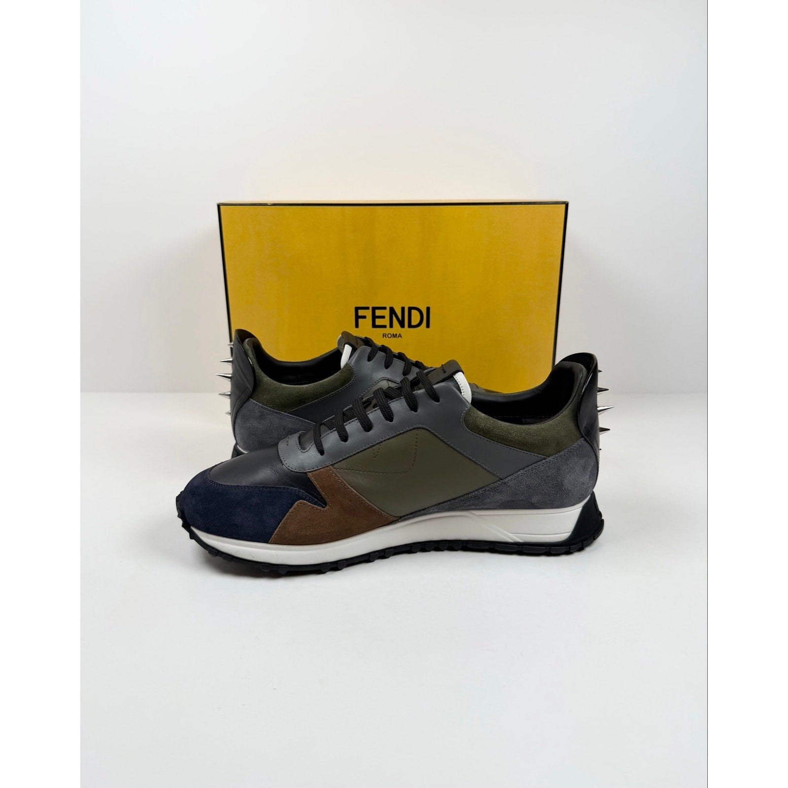 Size 10UK/11US - Fendi Monster Eyes Low Top