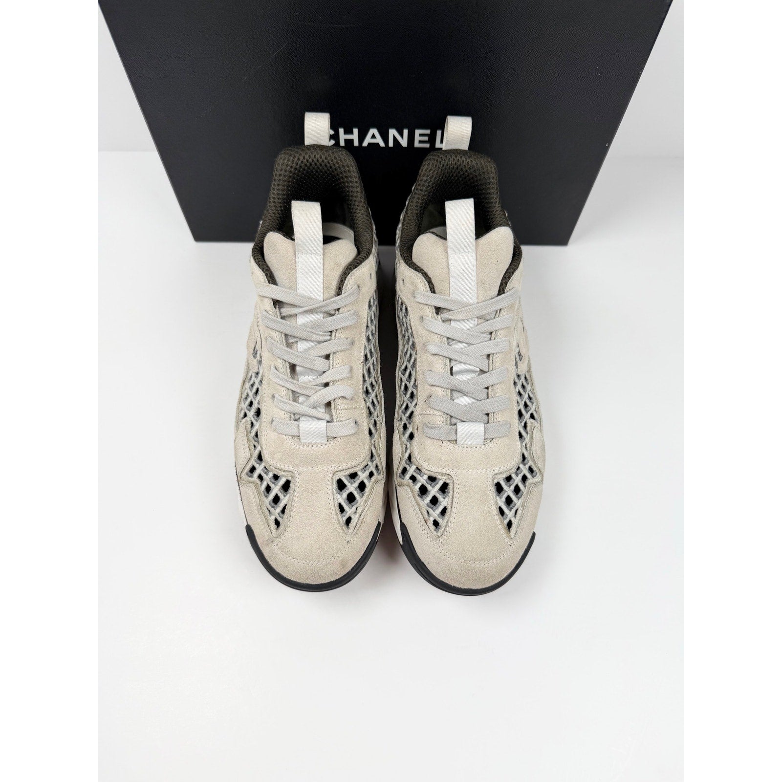 Size 42EU/9US - Chanel Interlocking CC Sneakers