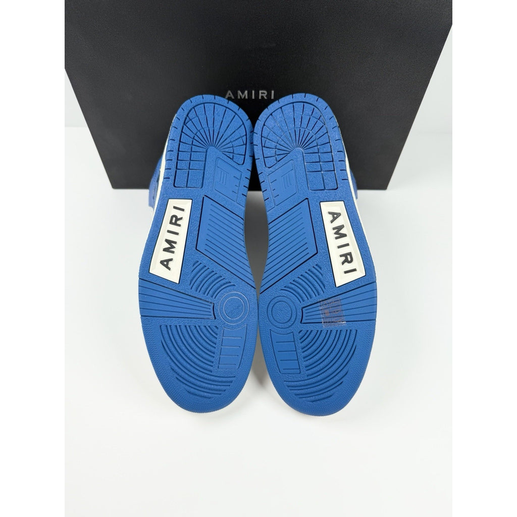Size 46EU/13US - Amiri Skel Top High Top White Blue NEW!