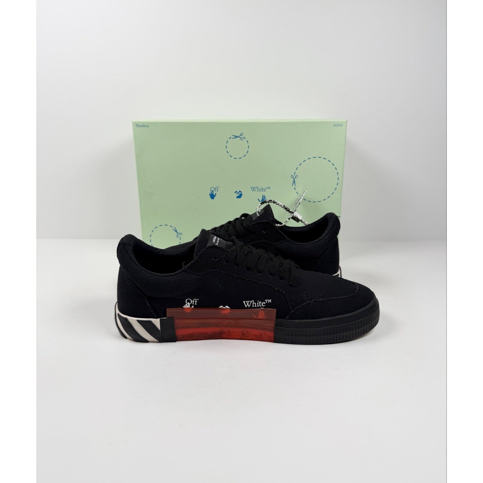 Size 44EU/11US - Off-White Vulcanized Low Top