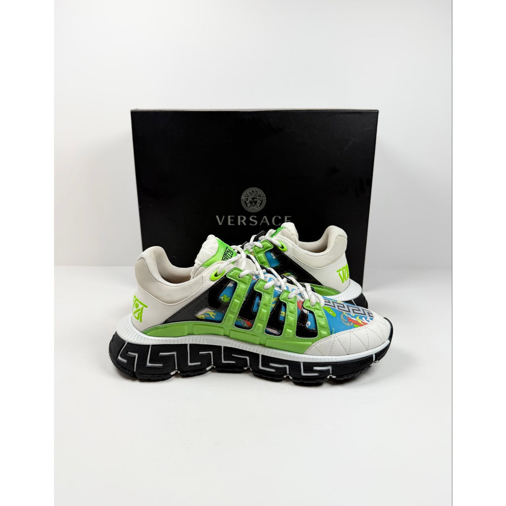 Size 11.5 - Versace Trigreca Blue Green