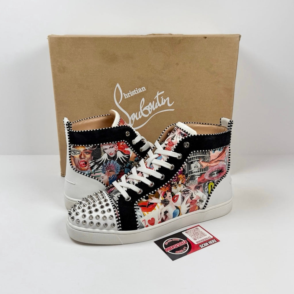 Size 9.5US - Christian Louboutin Spike High Top