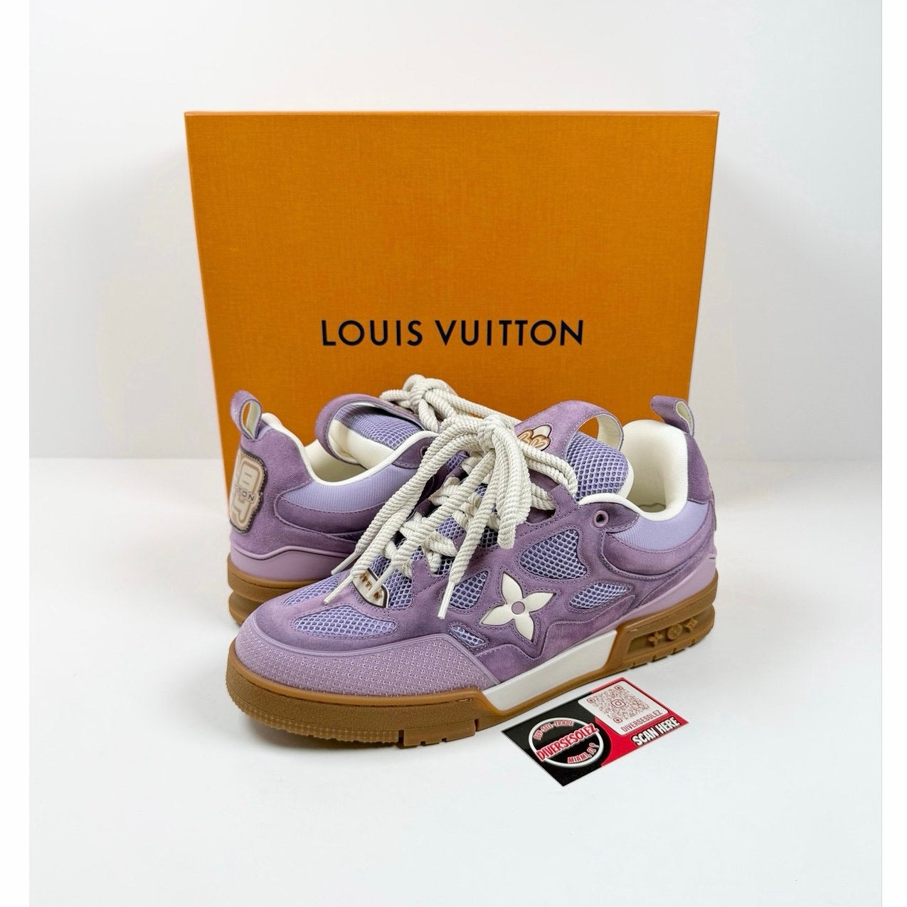Size 9UK/10US - Louis Vuitton Skate Purple NEW