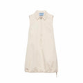 Size 40/US size 4 (S) Prada Chino Mini-Dress Beige NEW