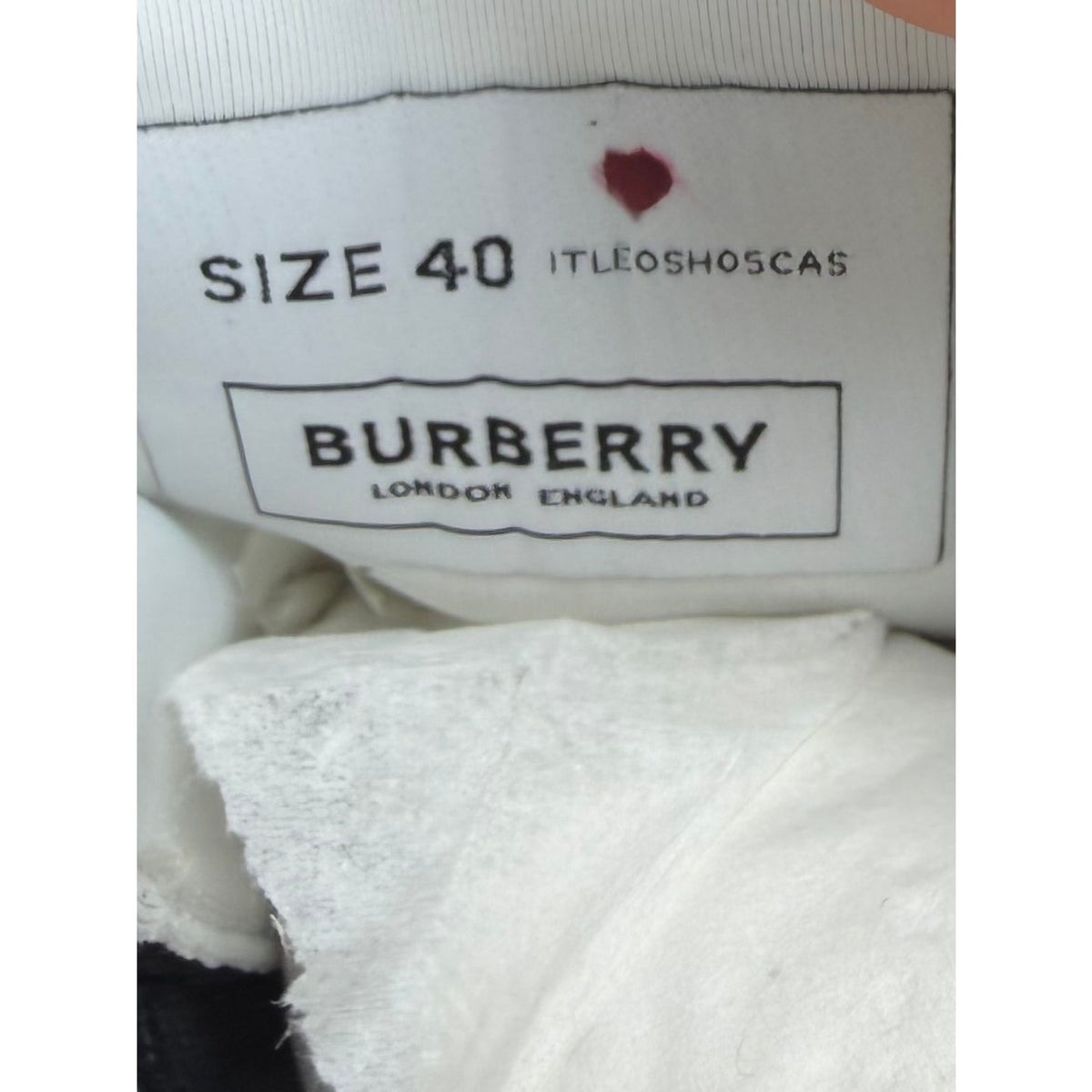 Size 40EU/7US - Burberry High Top Black Blue