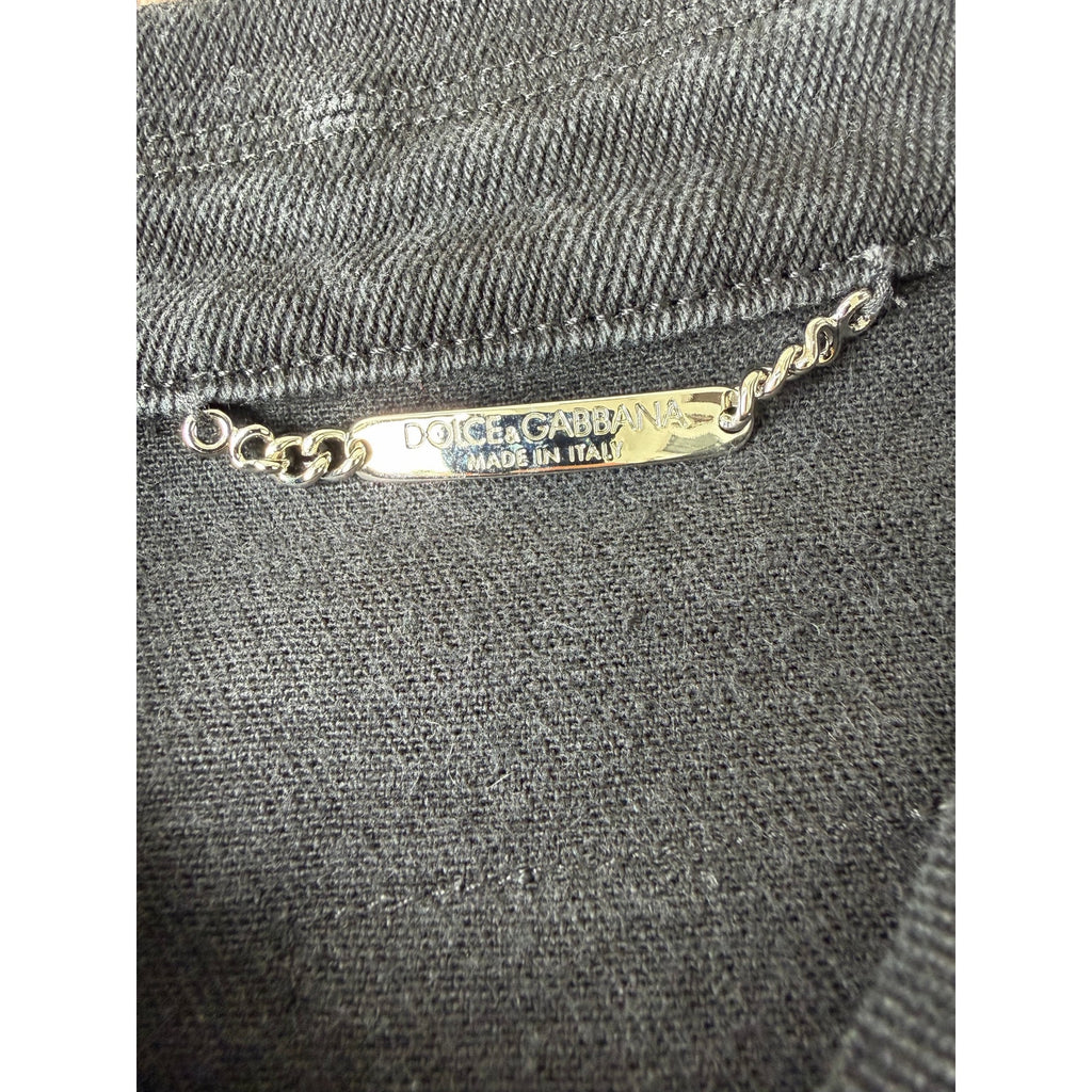 Size M - Dolce & Gabbana DG Graffiti Denim Jacket & Jeans Set