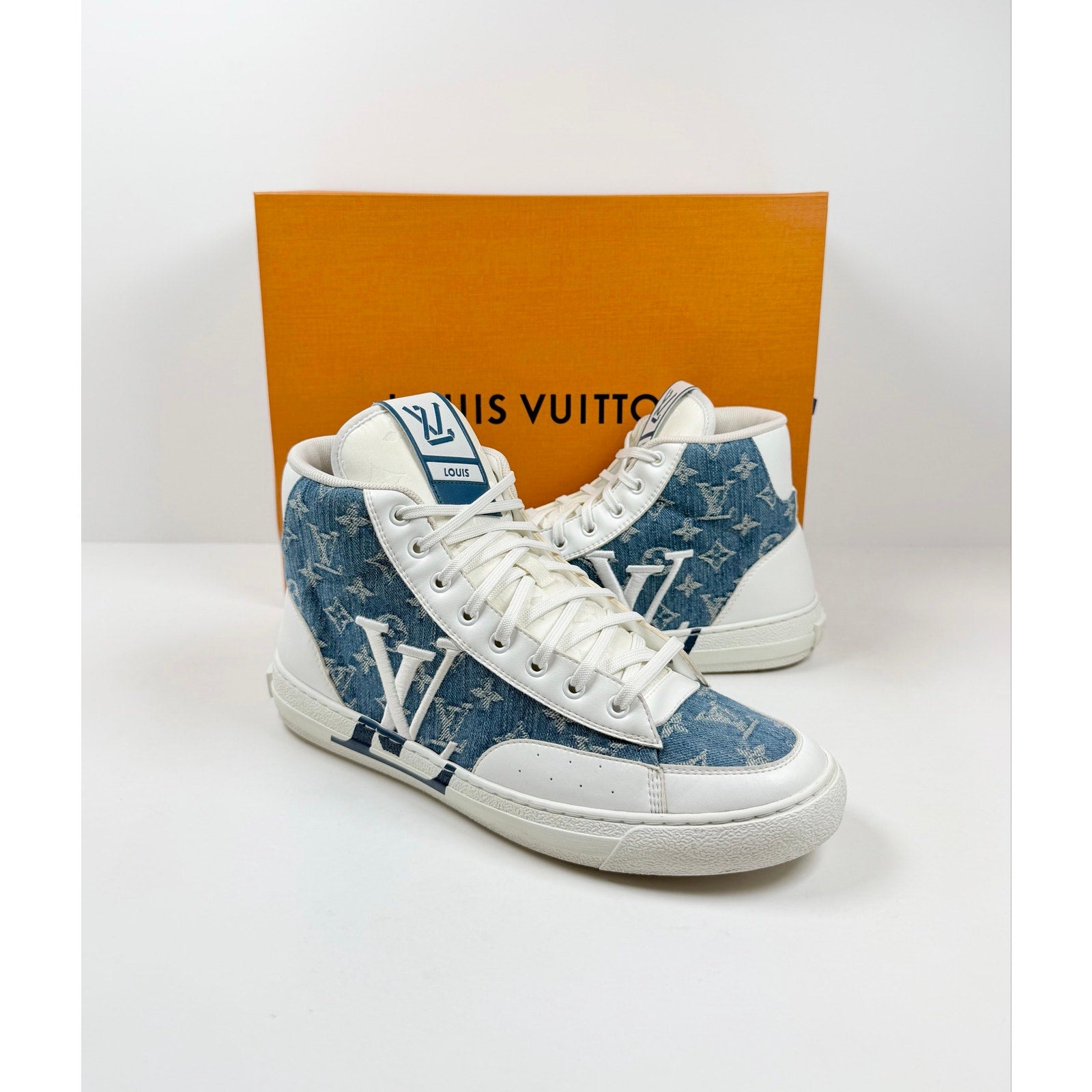 Size 9LV/10US - Louis Vuitton Charlie Denim High