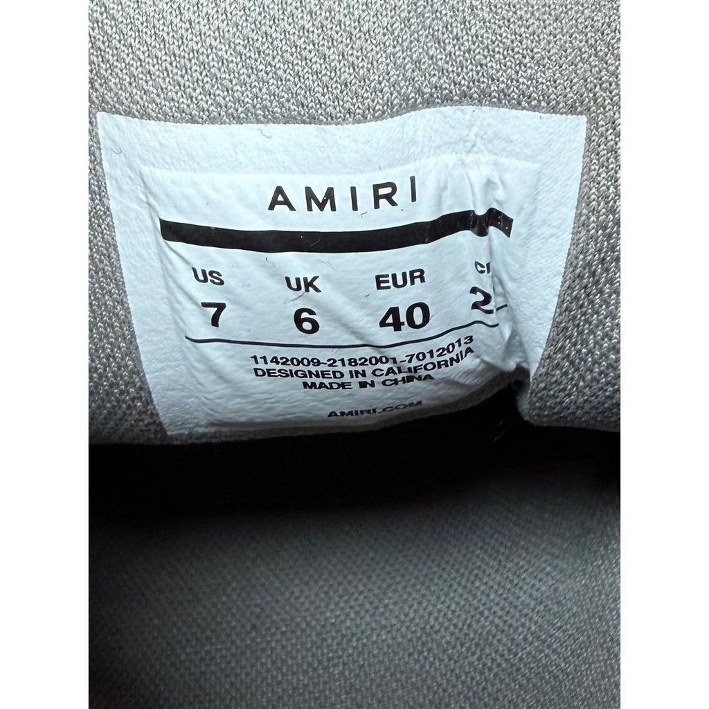 Size 40EU/7US - Amiri Skel Top Hi Grey NEW!