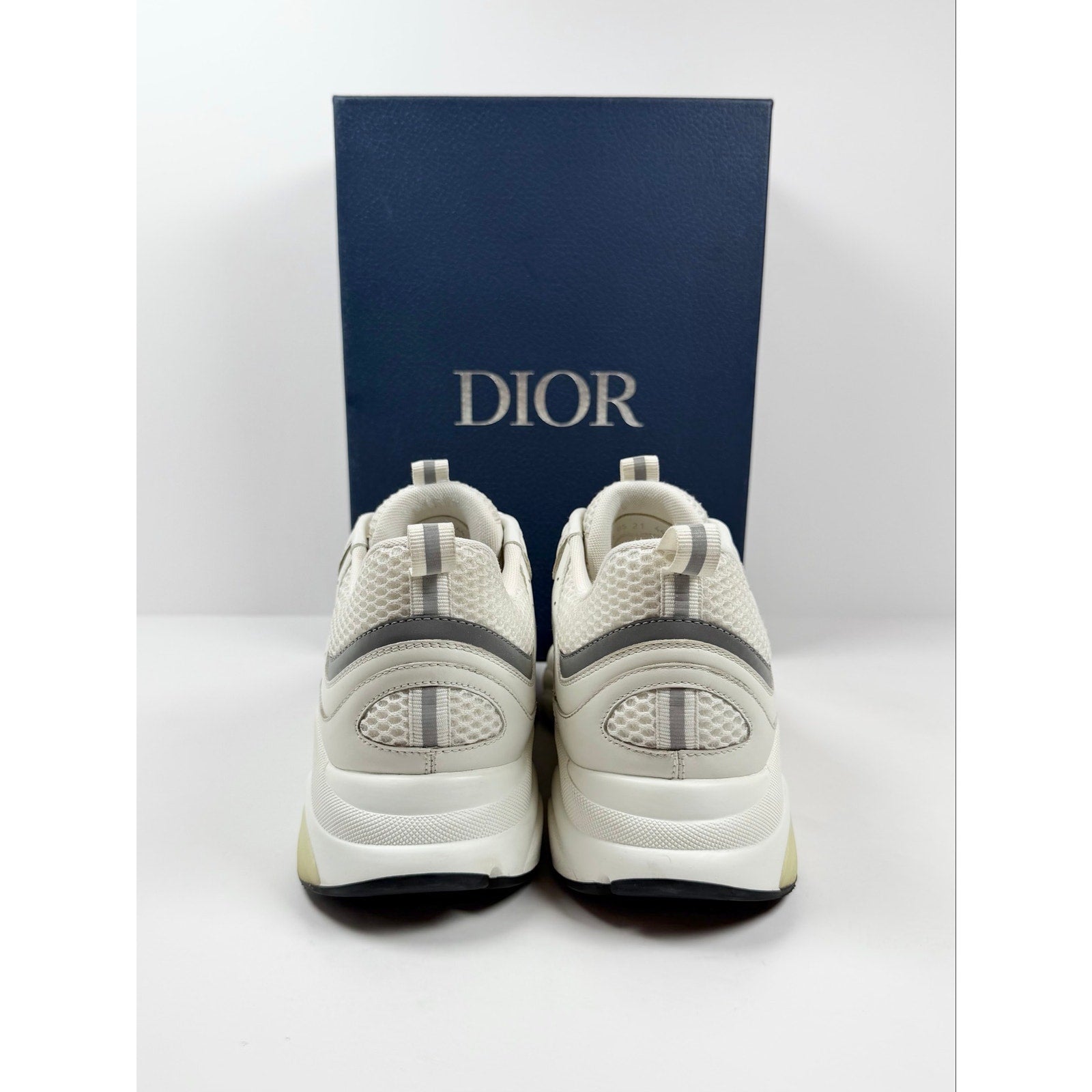 Size 44EU/11US - Dior B22 White Silver Sneakers