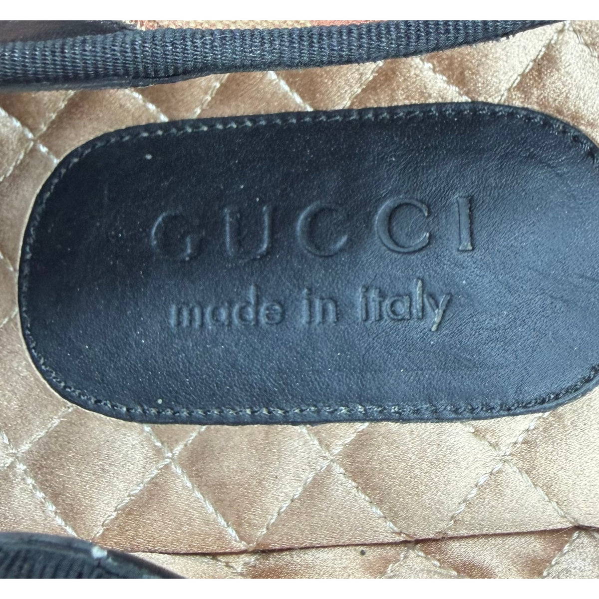Size 8US - Gucci Monogram Canvas Loafers
