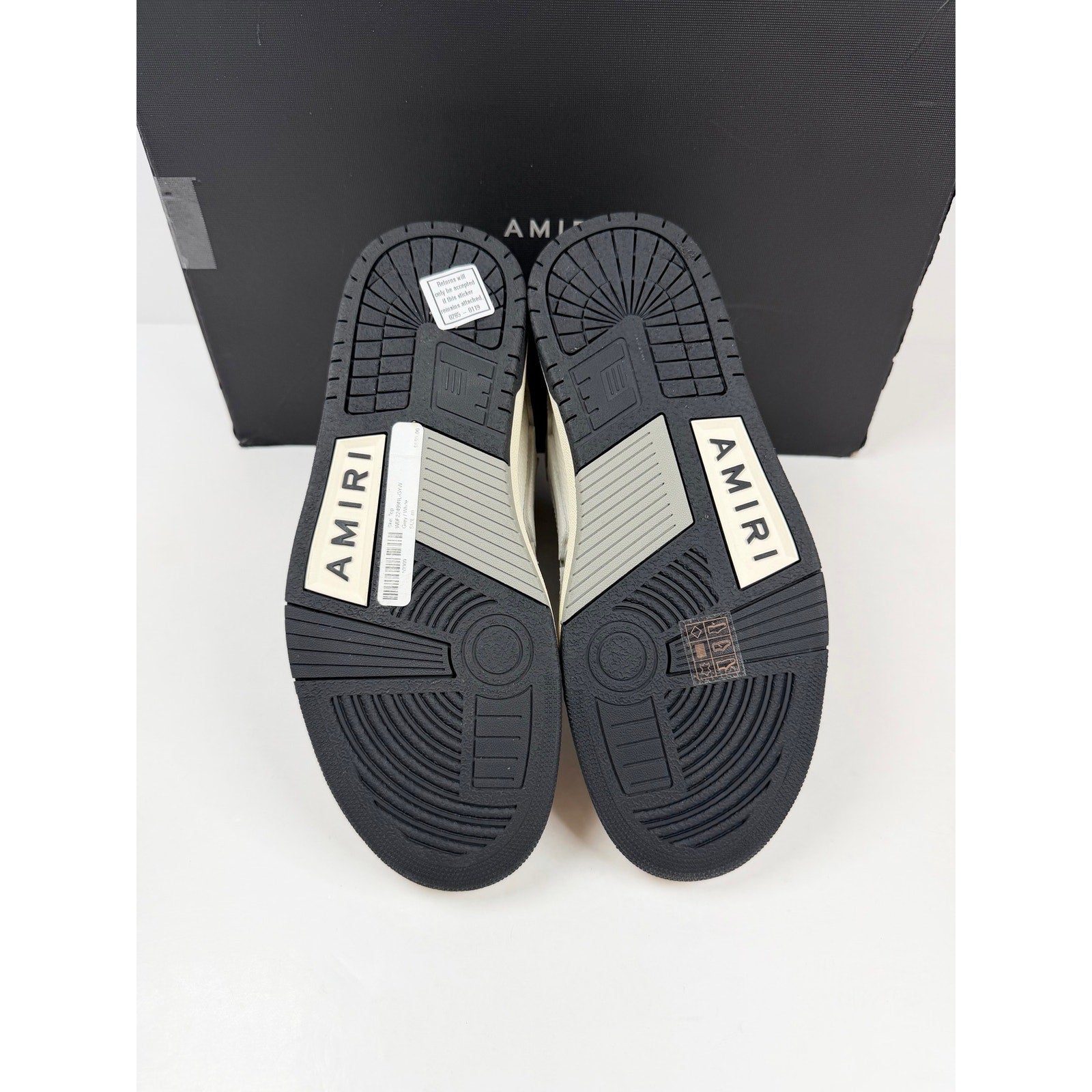 Size 40EU/7US - Amiri Skel Top Hi Grey NEW!