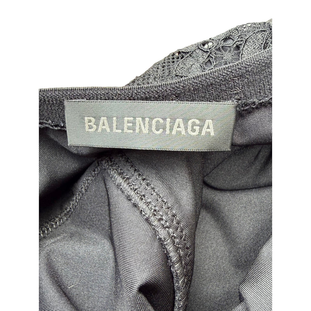 Balenciaga Stretch Lace Lingerie Mini Dress NEW EU 40 (US M)