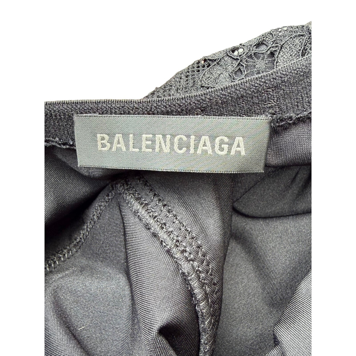 Balenciaga Stretch Lace Lingerie Mini Dress NEW EU 40 (US M)