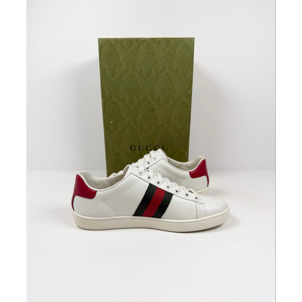 Size 36/6 - Gucci Ace Cherry Womens