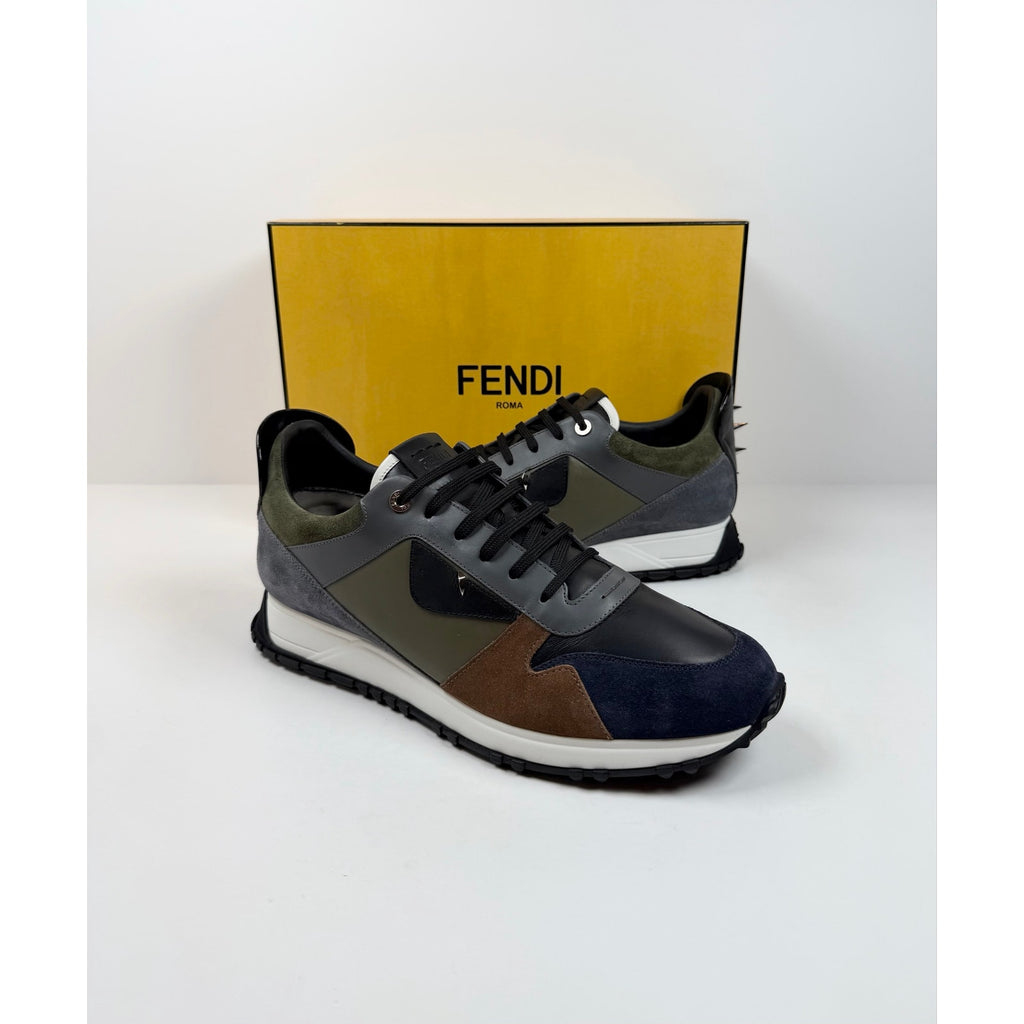 Size 10UK/11US - Fendi Monster Eyes Low Top