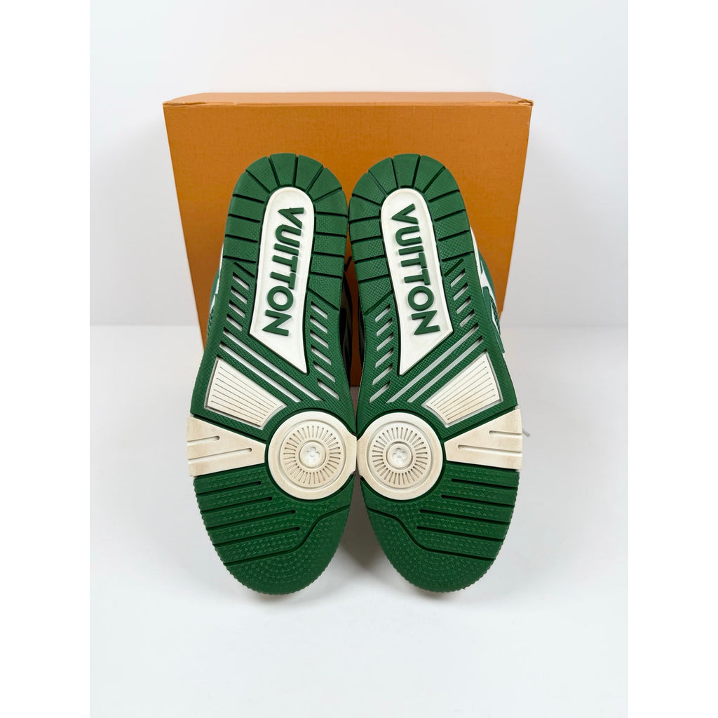 Size 7.5UK/8.5US - Louis Vuitton Skate White Green