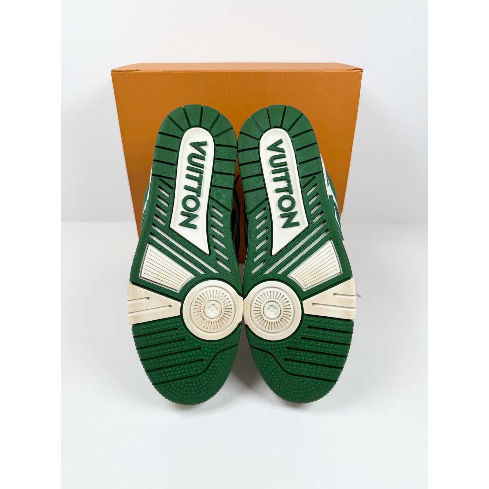 Size 7.5UK/8.5US - Louis Vuitton Skate White Green