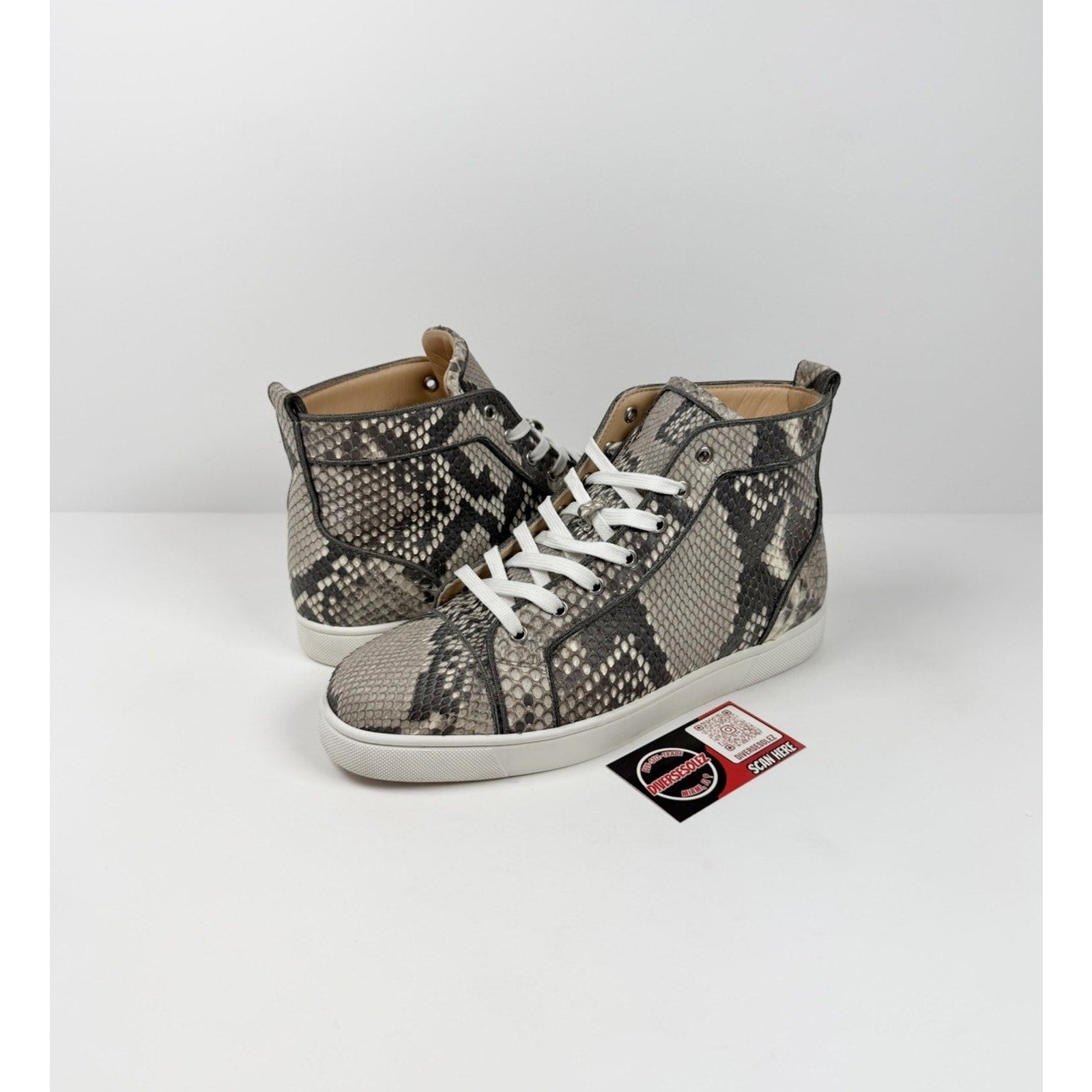 Size 44EU/11US - Christian Louboutin Python Skin High Top