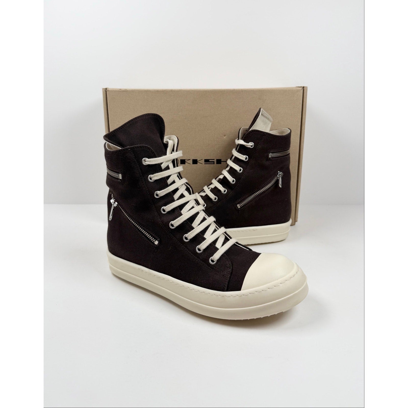Size 41EU/8US - Rick Owen’s DRKSHDW Cargo Zip High Top