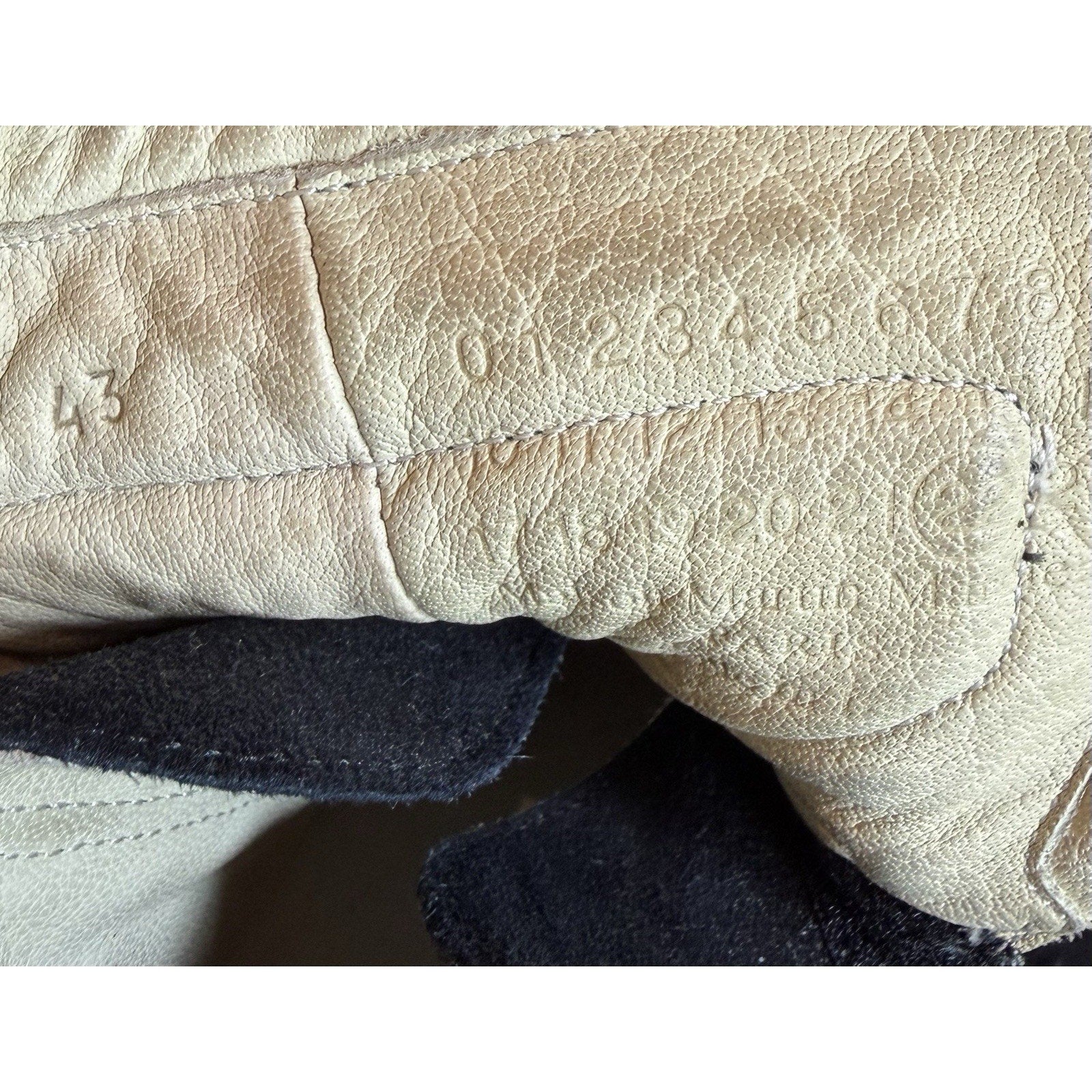 Size 10 - Maison Margiela Gat Moto Biker 2009 High Top