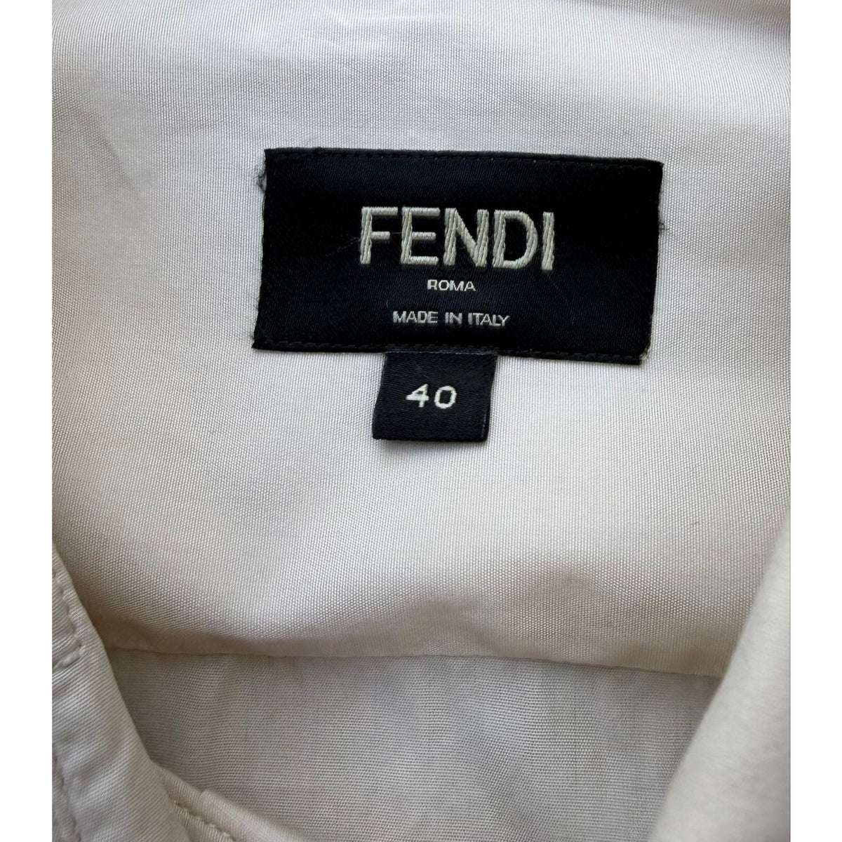 Size L (EU 40) Fendi Pocket Zip T-Shirt