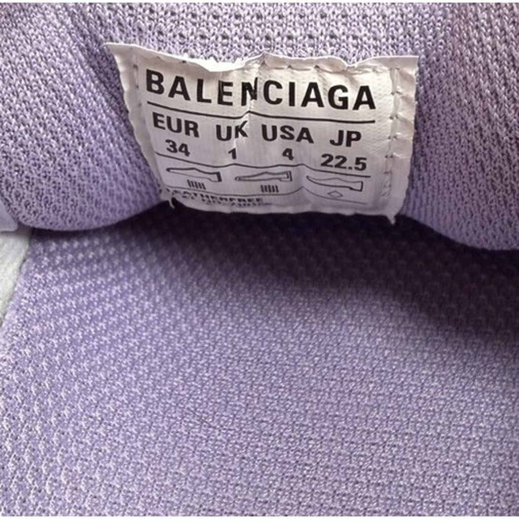 Size 34EU/4W - Balenciaga Triple S Nylon Lilac NEW
