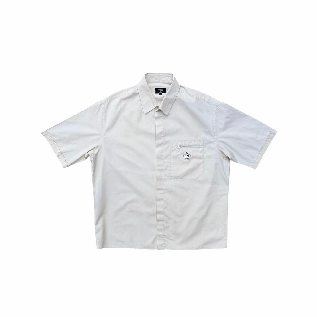 Size L (EU 40) Fendi Pocket Zip T-Shirt