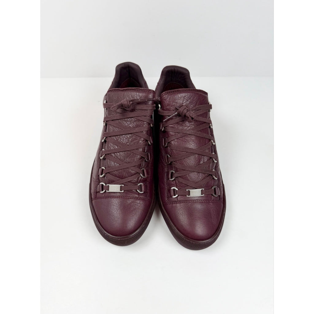 Size 41EU/8US - Balenciaga Arena Burgundy Low