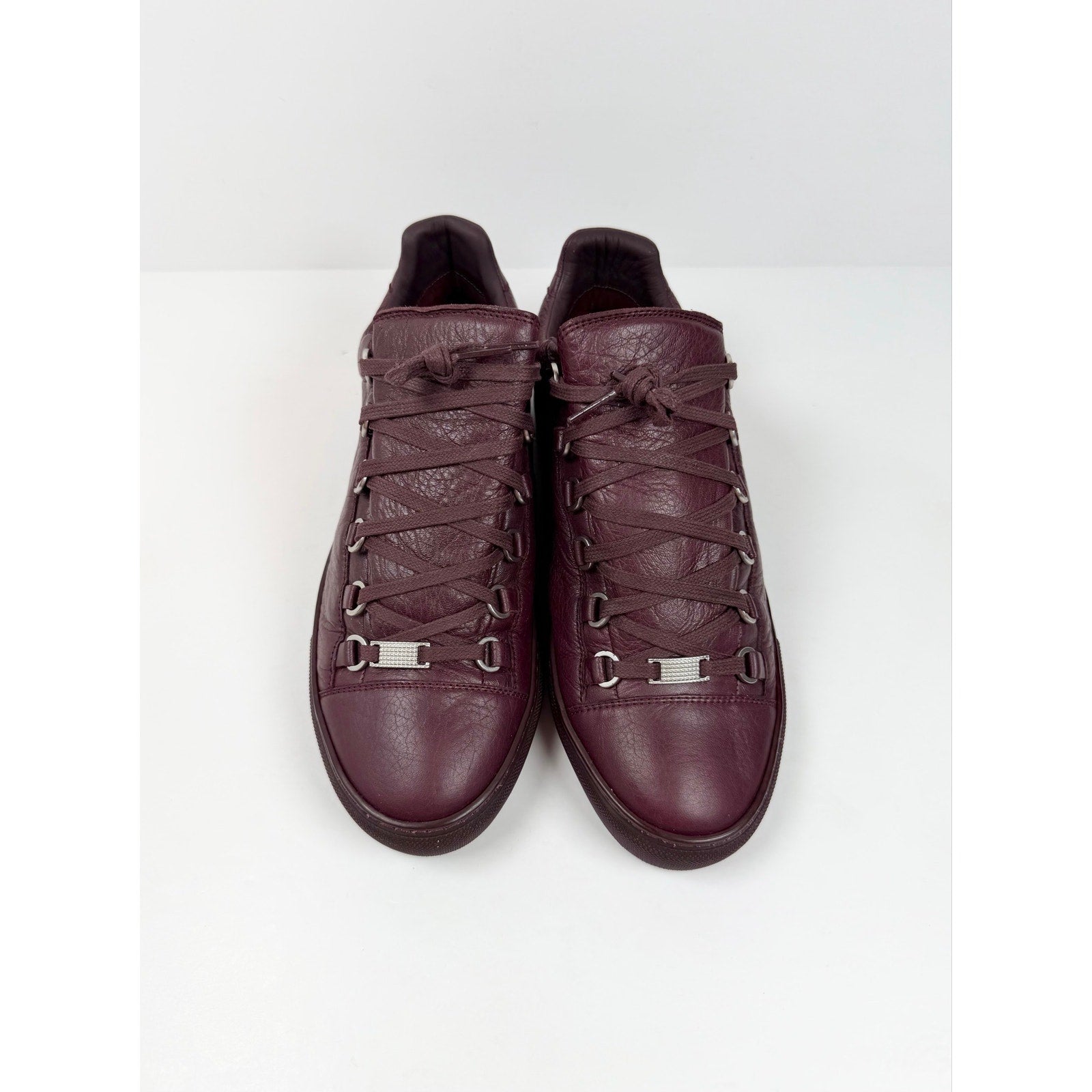 Size 41EU/8US - Balenciaga Arena Burgundy Low