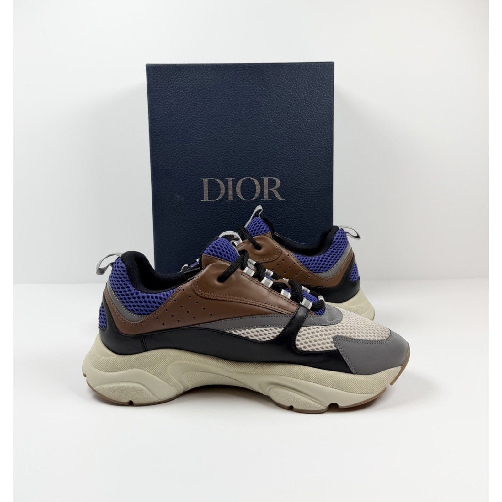 Size 45EU/12US- Dior B22 Coffee Violet Sneakers WORN 1X!