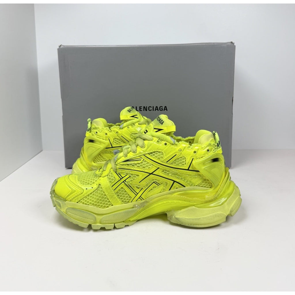 Size 37EU/7W - Balenciaga Runner Fluo Yellow NEW