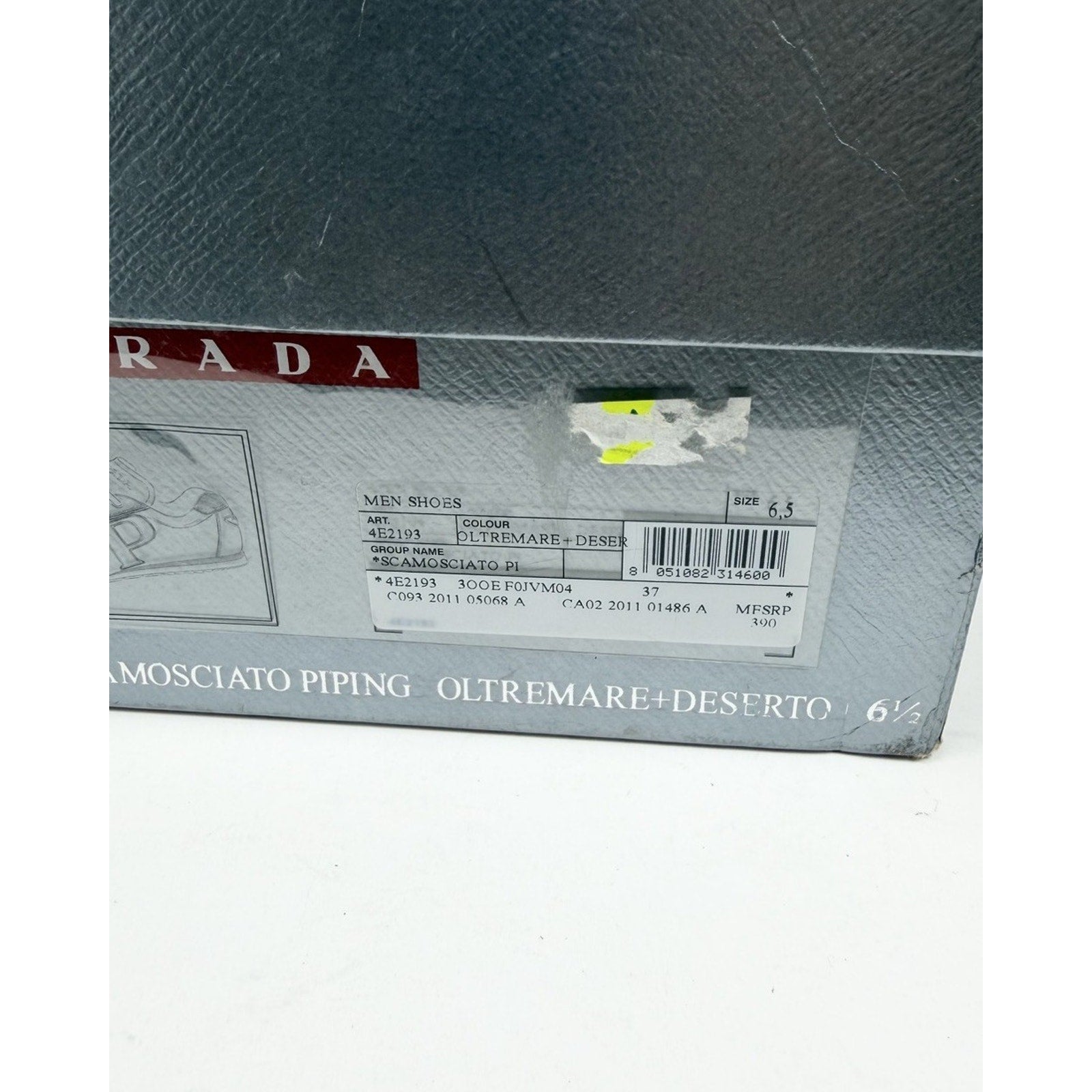 Size 6.5UK/7.5US - Prada Sport Blue Suede