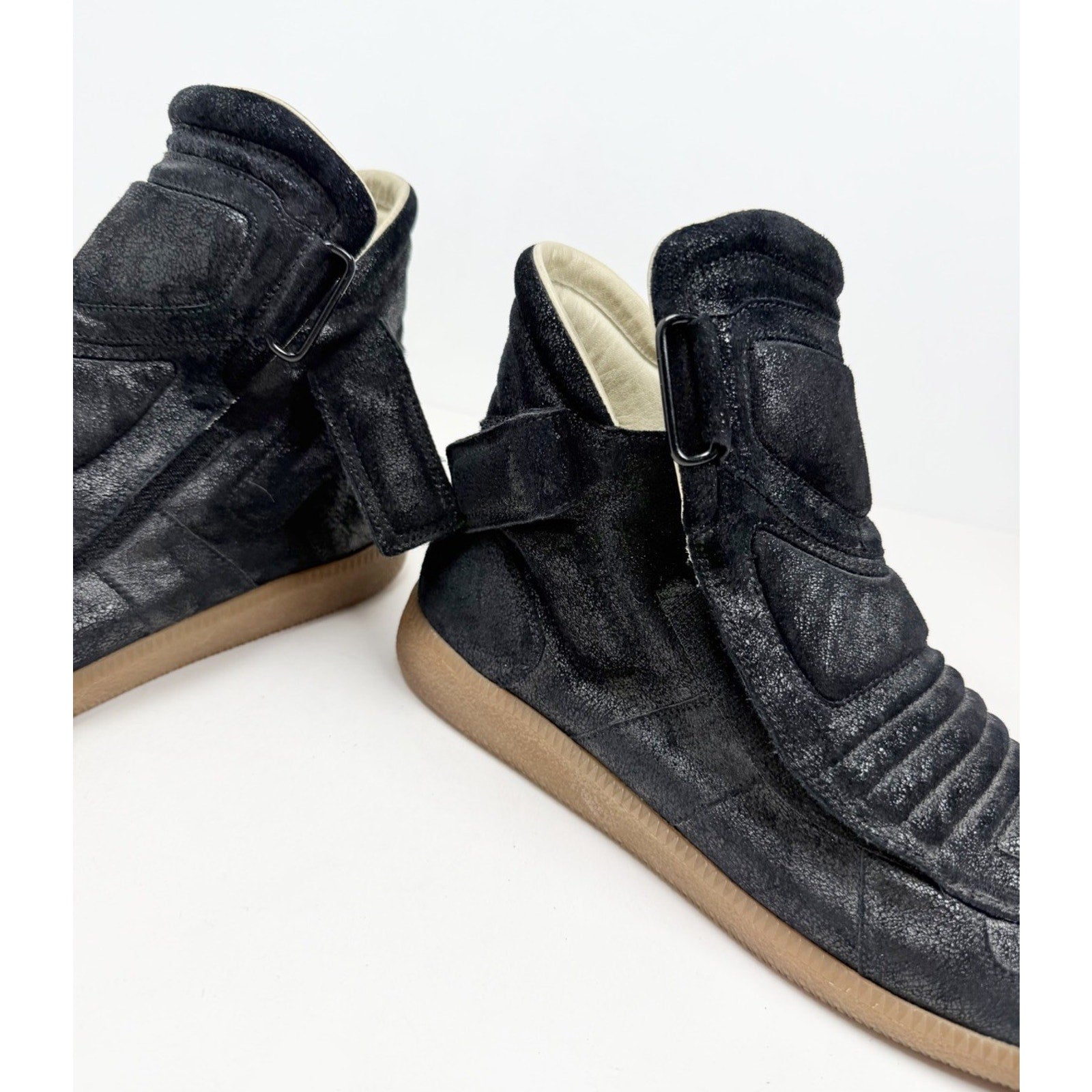 Size 10 - Maison Margiela Gat Moto Biker 2009 High Top