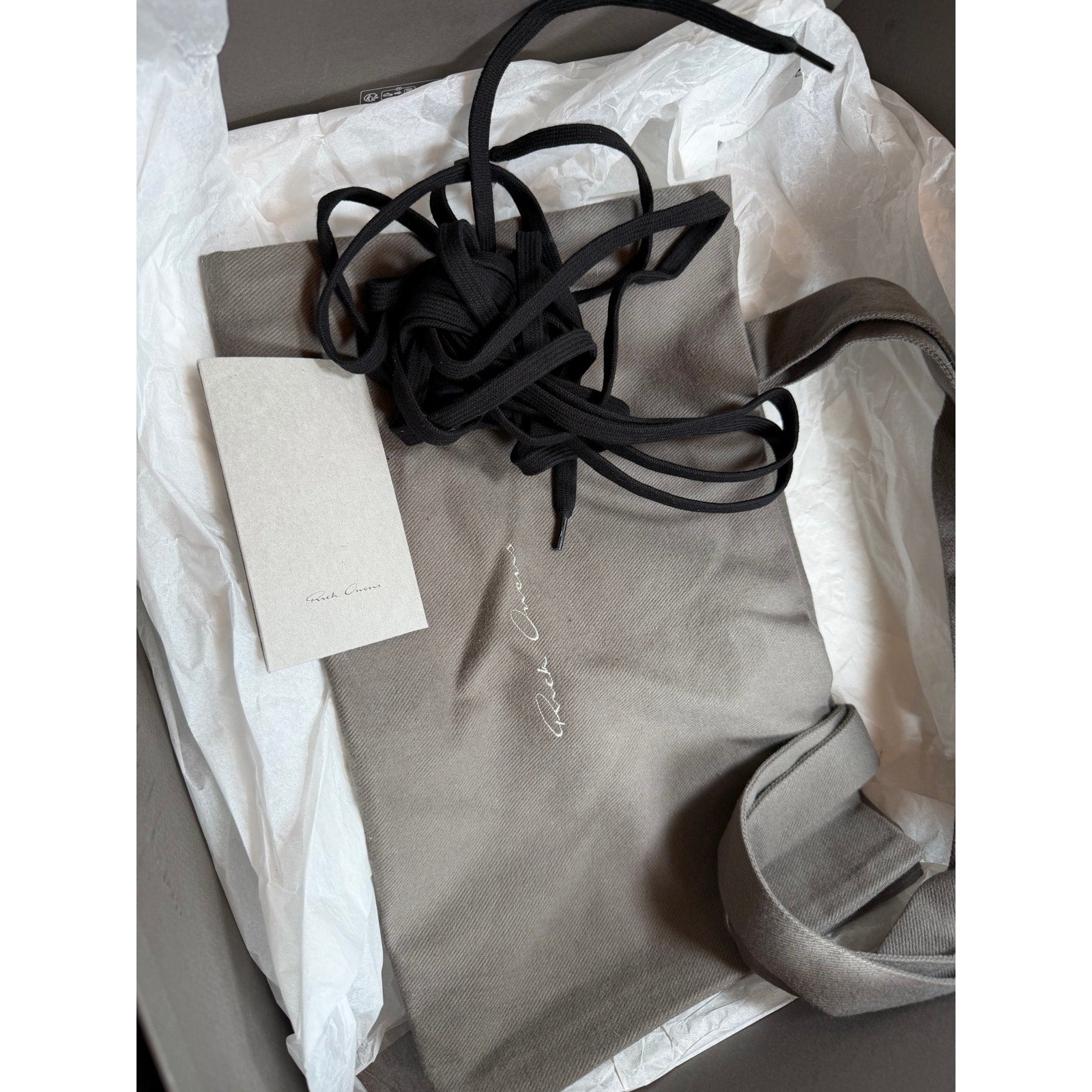 Size 10US - Rick Owens Cargo Geobasket Leather High NEW!