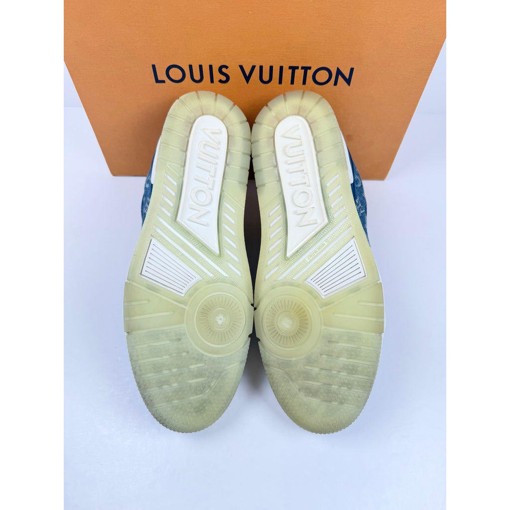 Size 9.5UK/10.5US - Louis Vuitton Monogram Denim Trainer