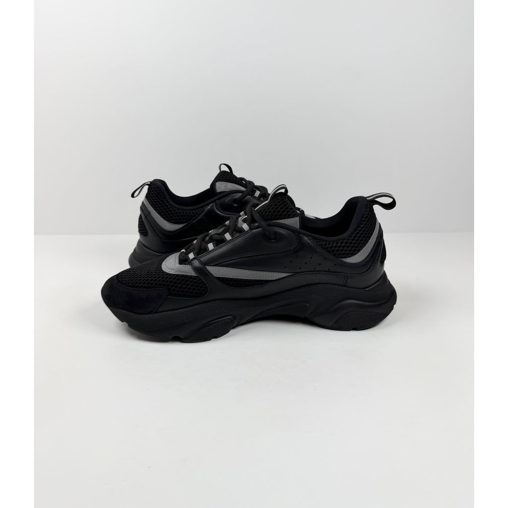 Size 46EU/13US - Dior B22 Black Silver Leather